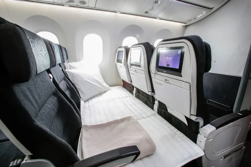 Air New Zealand Economy Skycouch