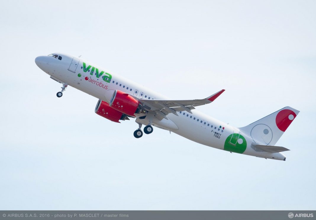 Primer A320neo de Viva Aerobus (Foto: Airbus)