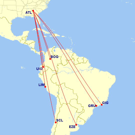 Delta Sudamérica - Atlanta